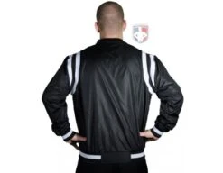 Smitty Collegiate Style Basketball Referee Jacket - Black With White Trim -UMP ATTIRE Shop S227B Back