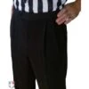 Smitty Performance 4-Way Stretch Athletic Fit Pleated Referee Pants With Slash Pockets -UMP ATTIRE Shop S281 Close