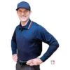 Smitty Long Sleeve Body Flex Umpire Shirt - Navy -UMP ATTIRE Shop S308 N Smitty Long Sleeve Body Flex Umpire Shirt Navy Worn