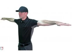 Smitty V2 Major League Replica Umpire Shirt - Black With Charcoal Grey -UMP ATTIRE Shop S314 BK Smitty V2 Major League Replica Black with Charcoal Grey Worn Safe