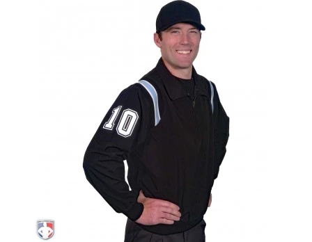 Smitty Traditional Half-Zip Umpire Jacket - Black And Powder Blue 6 Smitty Traditional Half-Zip Umpire Jacket - Black And Powder Blue - Image 4