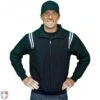 Smitty Traditional Half-Zip Umpire Jacket - Black And White