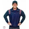 Smitty Traditional Half-Zip Umpire Jacket - Navy And Red
