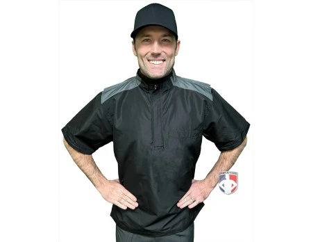 Smitty Major League Replica Convertible Umpire Jacket - Black With Charcoal Grey 4 Smitty Major League Replica Convertible Umpire Jacket - Black With Charcoal Grey - Image 2