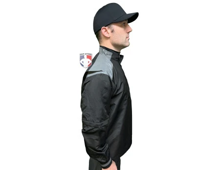 Smitty Major League Replica Convertible Umpire Jacket - Black With Charcoal Grey 5 Smitty Major League Replica Convertible Umpire Jacket - Black With Charcoal Grey - Image 3