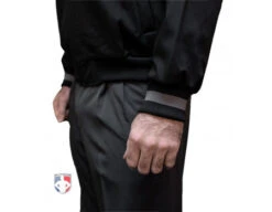 Smitty Major League Replica Thermal Umpire Jacket - Black With Charcoal Grey -UMP ATTIRE Shop S341 Smitty Major League Replica Thermal Umpire Jacket Black with Charcoal Grey Cuff