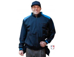 Smitty NCAA Softball Thermal Umpire Jacket - Midnight Navy -UMP ATTIRE Shop S343 Smitty NCAA Softball Thermal Umpire Jacket Midnight Navy plate front