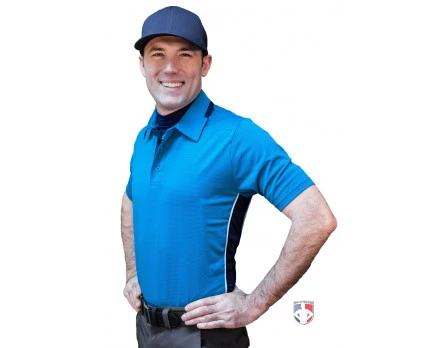 Smitty NCAA Softball Short Sleeve Body Flex Men's Umpire Shirt - Bright Blue 3 Smitty NCAA Softball Short Sleeve Body Flex Men's Umpire Shirt - Bright Blue