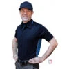 Smitty NCAA Softball Short Sleeve Body Flex Men's Umpire Shirt - Midnight Navy