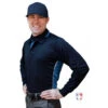 Smitty NCAA Softball Long Sleeve Body Flex Men's Umpire Shirt - Midnight Navy -UMP ATTIRE Shop S347 MN Smitty NCAA Softball Long Sleeve Body Flex Mens Umpire Shirt Midnight Navy