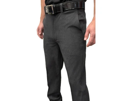 Smitty Tapered Charcoal Grey Flat Front Umpire Base Pants 3 Smitty Tapered Charcoal Grey Flat Front Umpire Base Pants