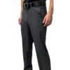 Smitty Tapered Poly Spandex Charcoal Grey Flat Front Umpire Base Pants -UMP ATTIRE Shop S364X DG Smitty Tapered Poly Spandex Charcoal Grey Flat Front Umpire Base Pants 1
