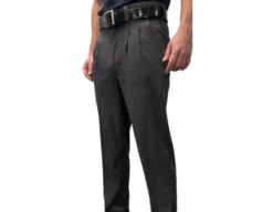 Smitty Tapered Charcoal Grey Pleated Umpire Base Pants