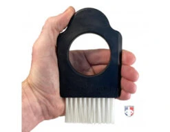3-in-1 Softball Umpire Plate Brush Tool With Scraper -UMP ATTIRE Shop SB2000 3 in 1 Softball Umpire Plate Brush Tool with Scraper in hand