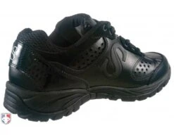 Smitty All-Black Umpire / Referee Field Shoes -UMP ATTIRE Shop SM FIELD Smitty Field Umpire Referee Shoes Back Angled Inside View