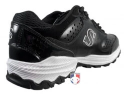 Smitty V2 Black & White Umpire / Referee Field Shoes -UMP ATTIRE Shop SM FIELDv2 Smitty V2 Black White Umpire Referee Field Shoes heel inside