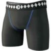 Diamond MMA Compression Shorts With Integrated Quad Strap Jock -UMP ATTIRE Shop STS Jock Front Angled
