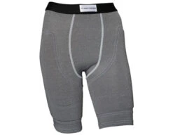 ThighPro Women's Protective Umpire Compression Shorts - Gray