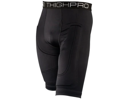 ThighPro Men's Protective Umpire Compression Shorts - Black 4 ThighPro Men's Protective Umpire Compression Shorts - Black - Image 2