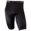 ThighPro Men's Protective Umpire Compression Shorts - Black