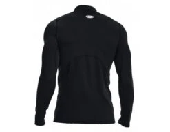 Under Armour V2 ColdGear Compression Long Sleeve Mock Shirt -UMP ATTIRE Shop UACG MOCK2 BK Under Armour ColdGear Long Sleeve Fitted Mock Shirt Reverse