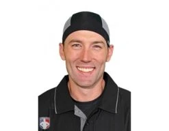 UMPLIFE Ice Cap -UMP ATTIRE Shop ULF ICE CAP BK GY UMPLIFE Ice Cap Worn Front Black and Charcoal Grey 1