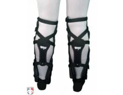 UMPLIFE Flex Umpire Shin Guard Harness 9 UMPLIFE Flex Umpire Shin Guard Harness -UMP ATTIRE Shop ULF SGSTRAP UMPLIFE Flex Shin Guard Straps Worn Back View