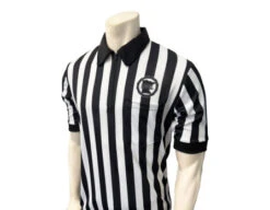 Minnesota (MSHSL) 1" Stripe Body Flex Short Sleeve Lacrosse Referee Shirt