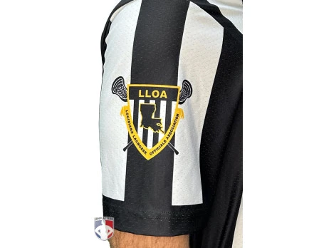 Louisiana Lacrosse (LLOA) 2 1/4" Stripe Body Flex Short Sleeve Referee Shirt 4 Louisiana Lacrosse (LLOA) 2 1/4" Stripe Body Flex Short Sleeve Referee Shirt - Image 2