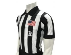Smitty 2" Stripe Body Flex Short Sleeve Football Referee Shirt With Position Placket 10 Smitty 2" Stripe Body Flex Short Sleeve Football Referee Shirt With Position Placket -UMP ATTIRE Shop USA117X Flex Smitty Body Flex Football Referee Shirt