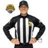 California (NCOA) 2 1/4" Stripe Cold Weather Water Resistant Football Referee Shirt 2 California (NCOA) 2 1/4" Stripe Cold Weather Water Resistant Football Referee Shirt -UMP ATTIRE Shop USA129CA NCOA Gen front 3