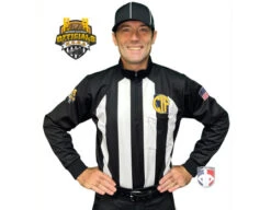 California (NCOA) 2 1/4" Stripe Cold Weather Water Resistant Football Referee Shirt
