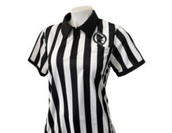 Minnesota (MSHSL) Women's 1" Stripe Short Sleeve Lacrosse Referee Shirt