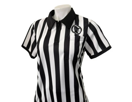 Minnesota (MSHSL) Women's 1" Stripe Body Flex Short Sleeve Lacrosse Referee Shirt 3 Minnesota (MSHSL) Women's 1" Stripe Body Flex Short Sleeve Lacrosse Referee Shirt