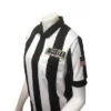 New Jersey (NJSIAA) Women's 2 1/4" Stripe Body Flex Short Sleeve Football And Lacrosse Referee Shirt 1 New Jersey (NJSIAA) Women's 2 1/4" Stripe Body Flex Short Sleeve Football And Lacrosse Referee Shirt -UMP ATTIRE Shop USA147NJ FLEX