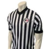 Iowa Girls (IGHSAU) 1" Stripe Body Flex Men's V-Neck Referee Shirt -UMP ATTIRE Shop USA200IGU FLEX