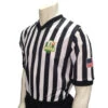 Ohio (OHSAA) 1" Stripe Body Flex Men's V-Neck Referee Shirt 2 Ohio (OHSAA) 1" Stripe Body Flex Men's V-Neck Referee Shirt -UMP ATTIRE Shop USA200OH FLEX