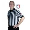 Smitty Dye Sublimated 1" Stripe V-Neck Referee Shirt With USA FLAG