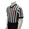 Iowa (IHSAA) 1" Stripe Body Flex Men's V-Neck Referee Shirt With Side Panels 1 Iowa (IHSAA) 1" Stripe Body Flex Men's V-Neck Referee Shirt With Side Panels -UMP ATTIRE Shop USA201IA 2