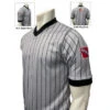 Iowa (IHSAA) And Iowa Girls (IGHSAU) Dual Logo Grey V-Neck Short Sleeve Referee Shirt -UMP ATTIRE Shop USA205IADUAL 1