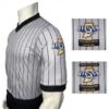 Indiana (IHSAA) Body Flex Grey V-Neck Wrestling Referee Shirt -UMP ATTIRE Shop USA205IN Indiana IHSAA Grey V Neck Wrestling Referee Shirt 1