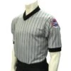 Missouri (MSHSAA) Grey V-Neck Short Sleeve Referee Shirt -UMP ATTIRE Shop USA205MOcrop