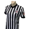 Iowa Girls (IGHSAU) 1" Stripe Body Flex Women's V-Neck Referee Shirt -UMP ATTIRE Shop USA211IGU FLEX