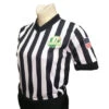 Ohio (OHSAA) 1" Stripe Body Flex Women's V-Neck Referee Shirt