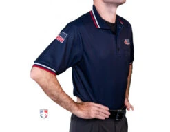 Illinois (IHSA) Umpire Shirt - Navy 7 Illinois (IHSA) Umpire Shirt - Navy -UMP ATTIRE Shop USA300ILL N Illinois IHSA Umpire Shirt Navy Angled 2