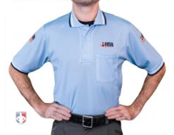 Illinois (IHSA) Umpire Shirt - Powder Blue