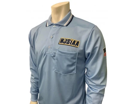 New Jersey (NJSIAA) Long Sleeve Umpire Shirt - Powder Blue 3 New Jersey (NJSIAA) Long Sleeve Umpire Shirt - Powder Blue