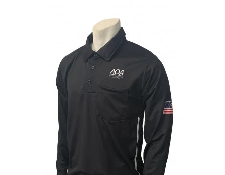 Arkansas (AOA) Long Sleeve Umpire Shirt - Black 3 Arkansas (AOA) Long Sleeve Umpire Shirt - Black