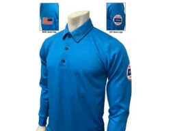 Kansas (KSHSAA) Men's Long Sleeve Volleyball Referee Shirt - Bright Blue 5 Kansas (KSHSAA) Men's Long Sleeve Volleyball Referee Shirt - Bright Blue -UMP ATTIRE Shop USA401KS WF 1