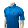 Georgia (GHSA) Men's Short Sleeve Volleyball Referee Shirt - Bright Blue -UMP ATTIRE Shop USA420GA BB